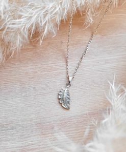 گردنبند نقره برگ